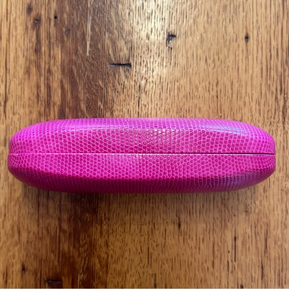 Lilly Pulitzer Signature Eyeglass Sunglass Hard Case Clamshell Hot Pink Women’s